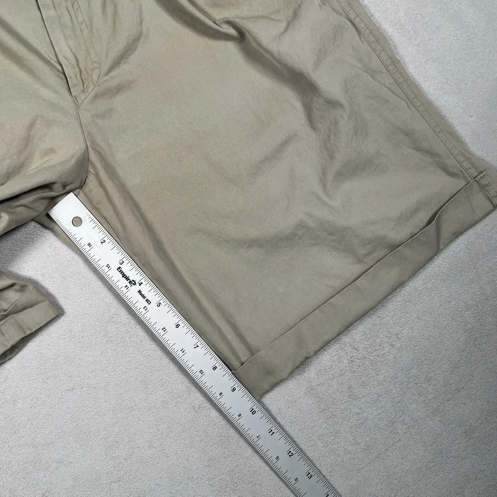 Rare Vintage 90's Gucci Pleated Shorts Men 50 Built-In Suede Belt 100% Cotton